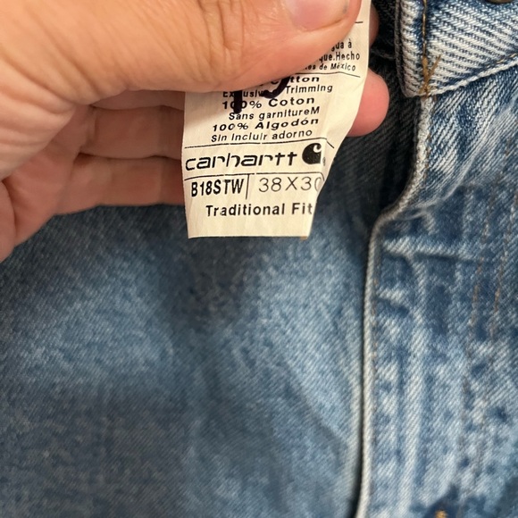 Carhartt traditional fit jeans size 38x30 - Picture 4 of 5